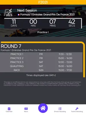 Formula 2024 LiveTime/Calendar android App screenshot 1