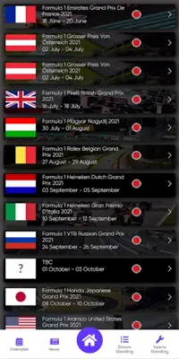 Formula 2024 LiveTime/Calendar android App screenshot 5